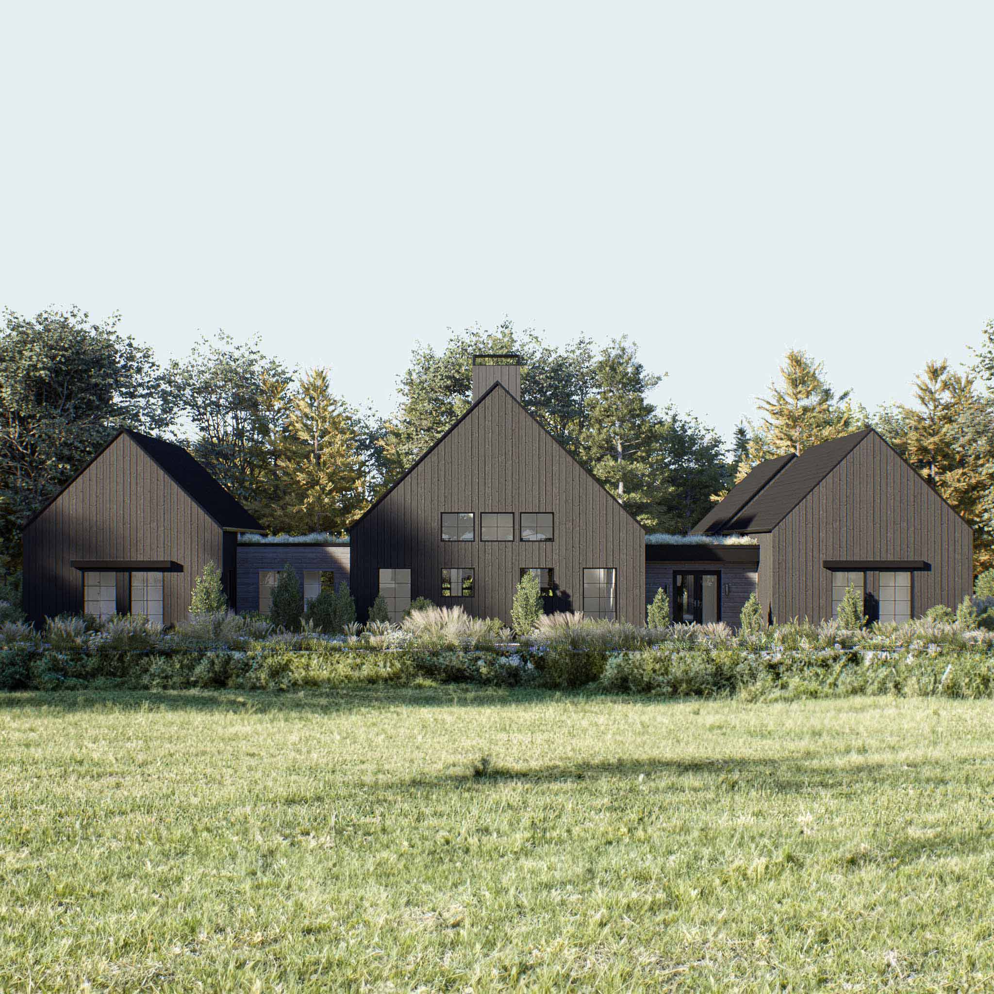 Deluxe Cottage + Garage House Plan