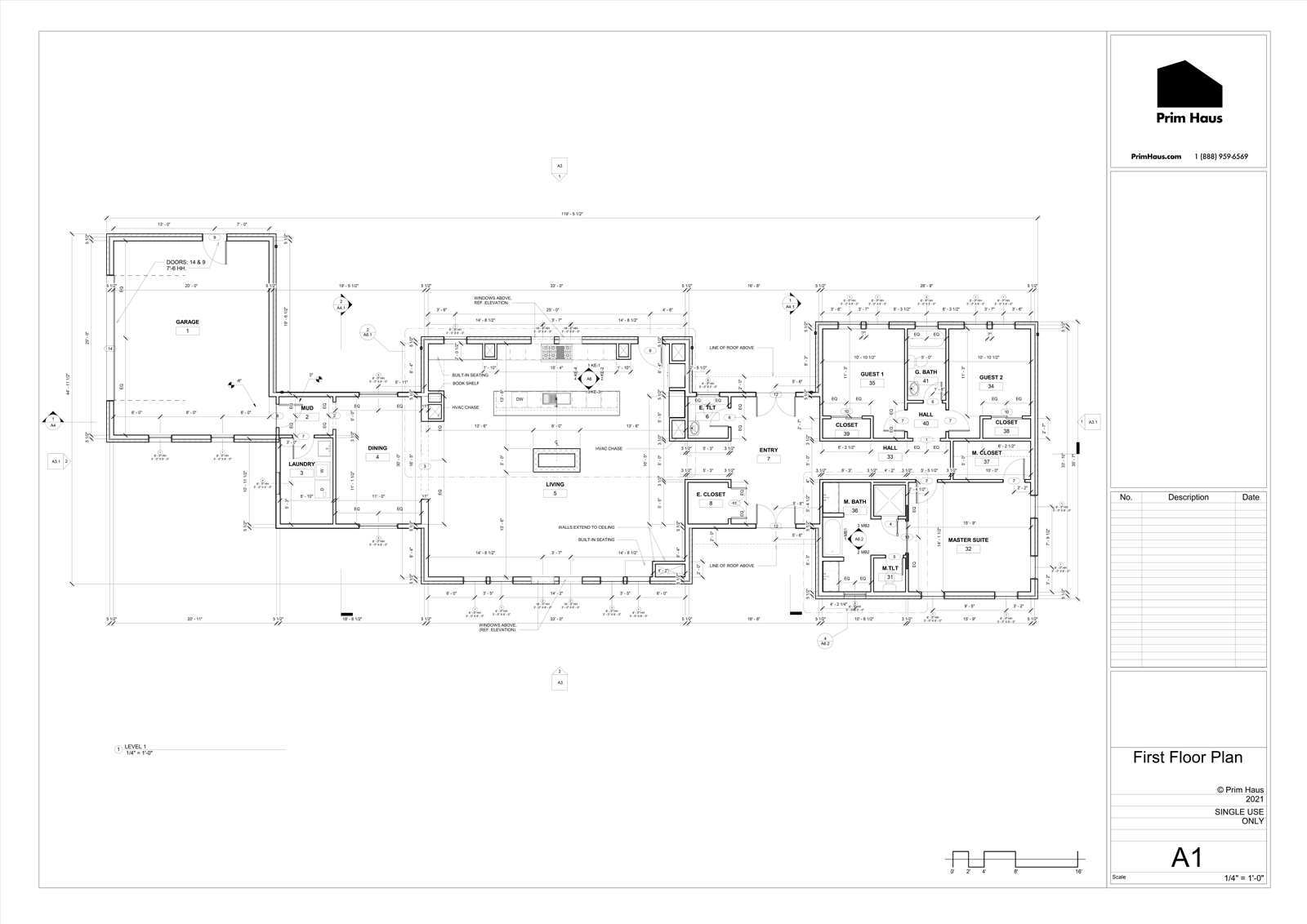 prim haus sample floor plan