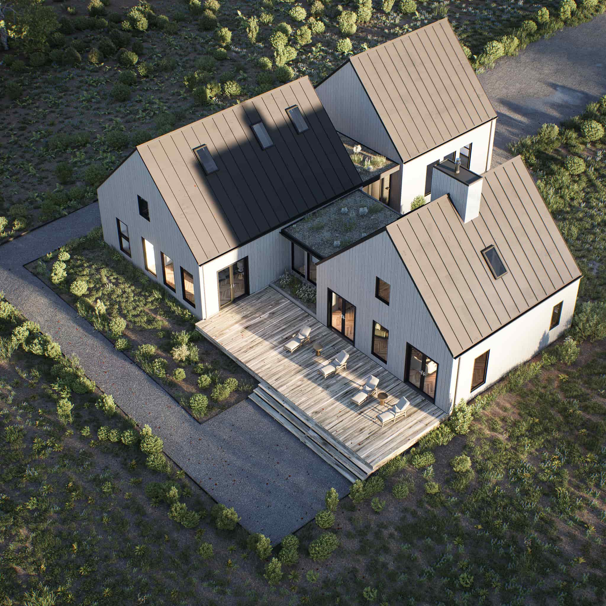 Mini Cottage + Garage House Plan