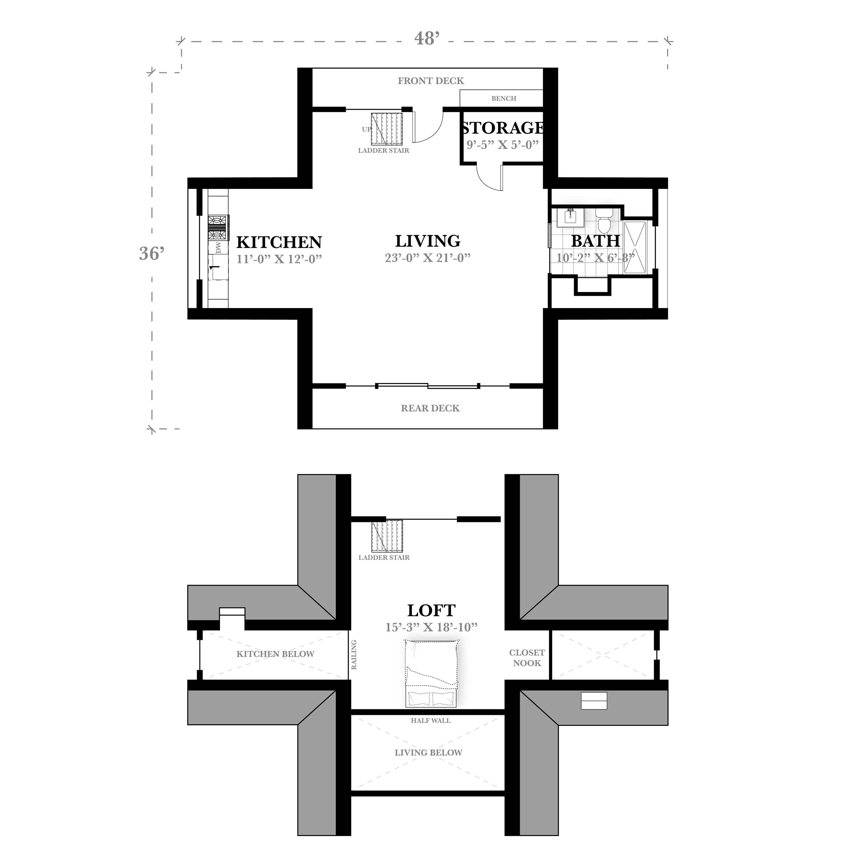 A Frame Cabin Plan