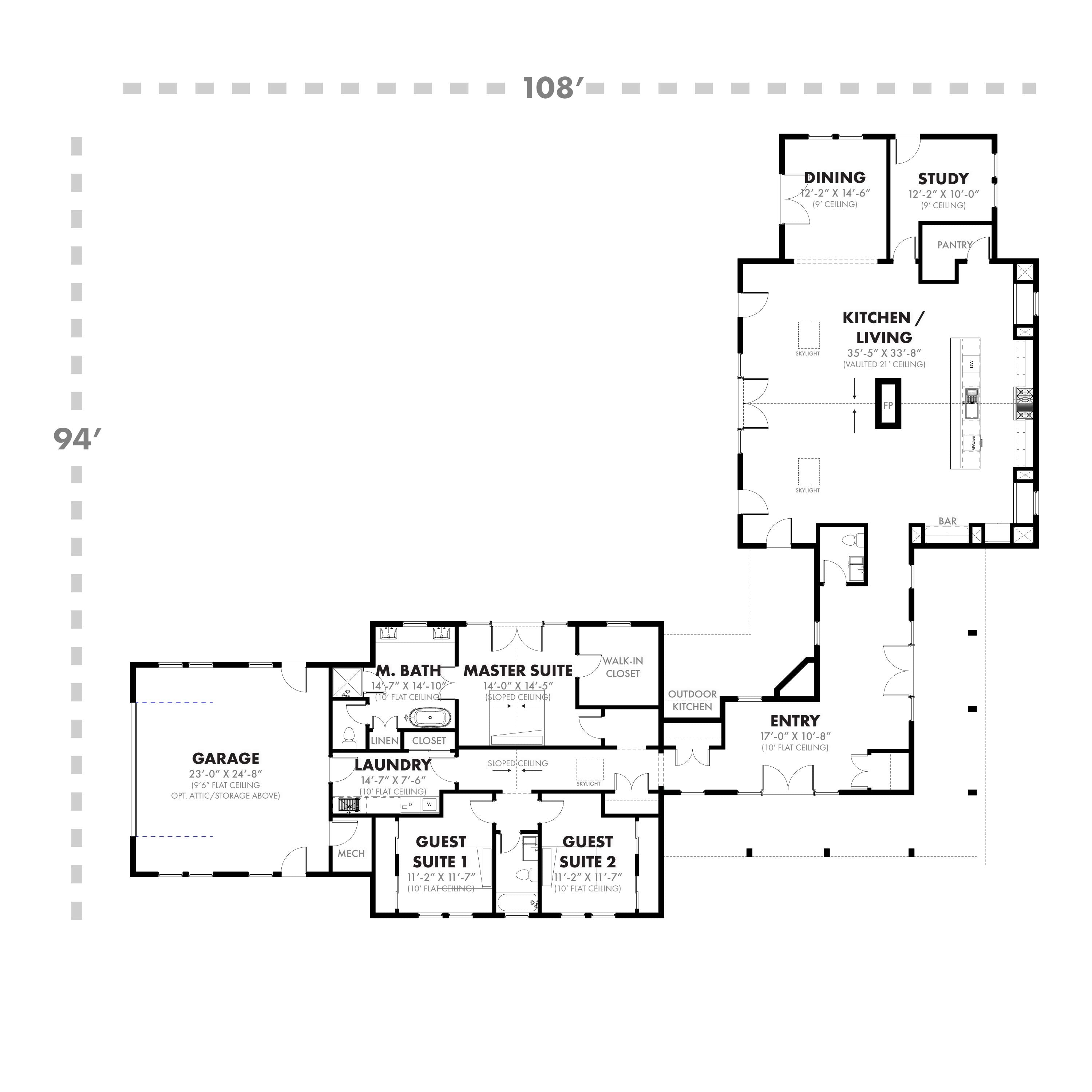 Modern Farm & Country 2.0 House Plan