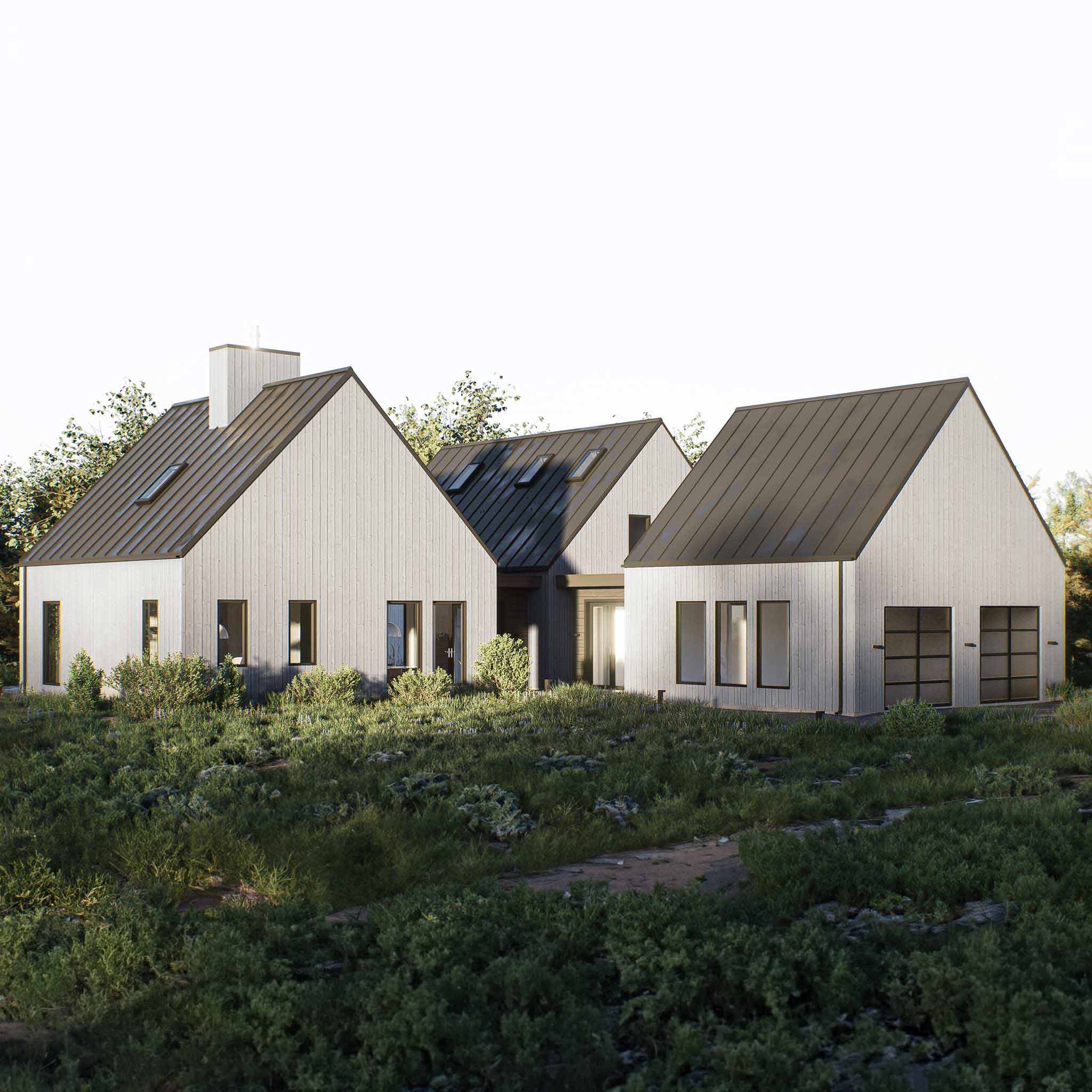Mini Cottage + Garage House Plan